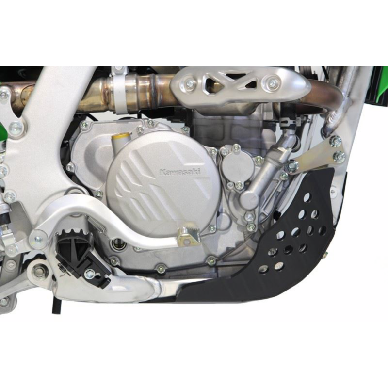 AXP Racing Plastic Skid Plate - Kawasaki KX250 21-24 - Black