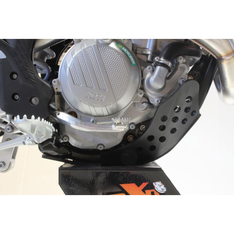 AXP Racing Plastic Skid Plate - GasGas EX 250F/350F, MC 250F 21-23 - Black