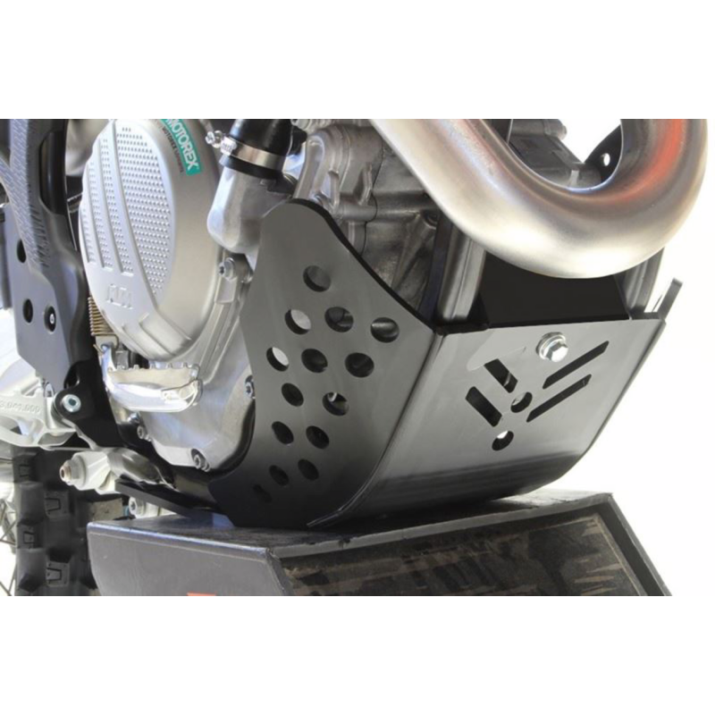 AXP Racing Plastic Skid Plate - GasGas EX 250F/350F, MC 250F 21-23 - Black