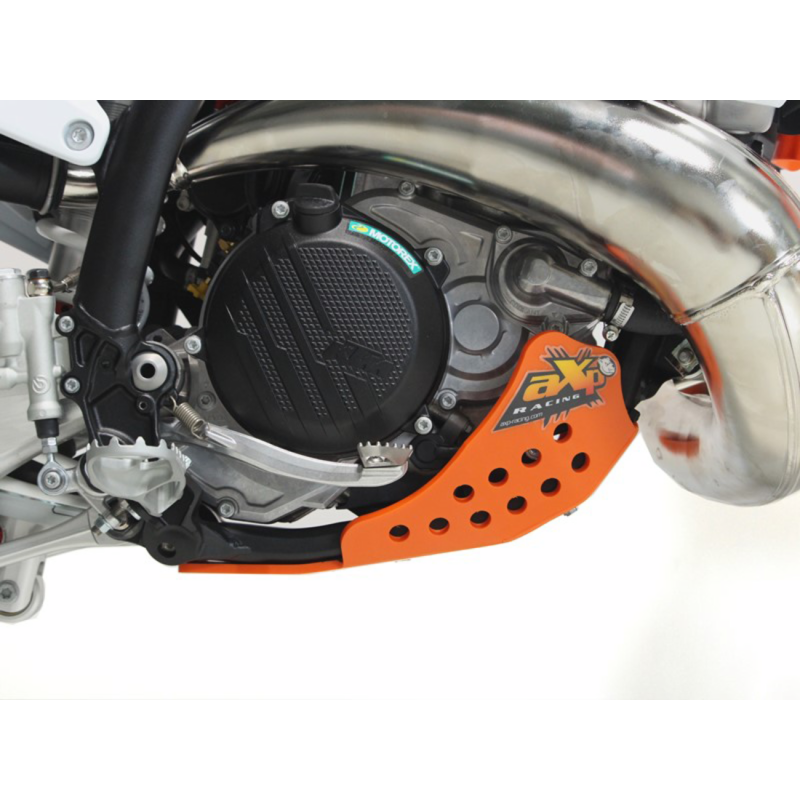 AXP Racing Plastic Skid Plate - KTM 250/300 XC-W 24-26 - Orange