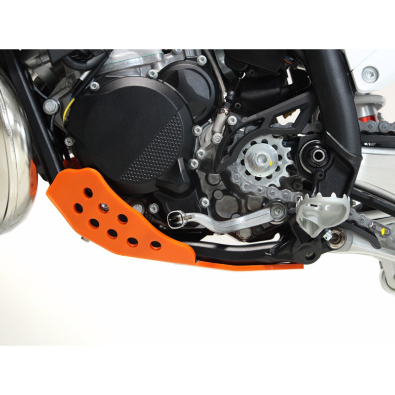 AXP Racing Plastic Skid Plate - KTM 250/300 XC-W 24-26 - Orange