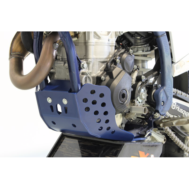 AXP Racing Plastic Skid Plate - Husqvarna FE 250/350/350s/350w 24-26 - Blue