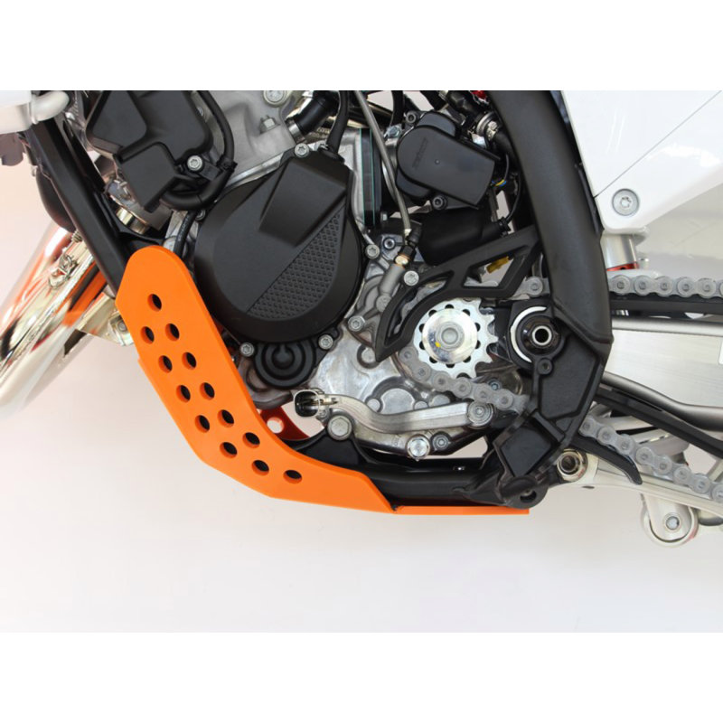 AXP Racing Plastic Skid Plate - KTM 150 XC-W 24-25 - Orange