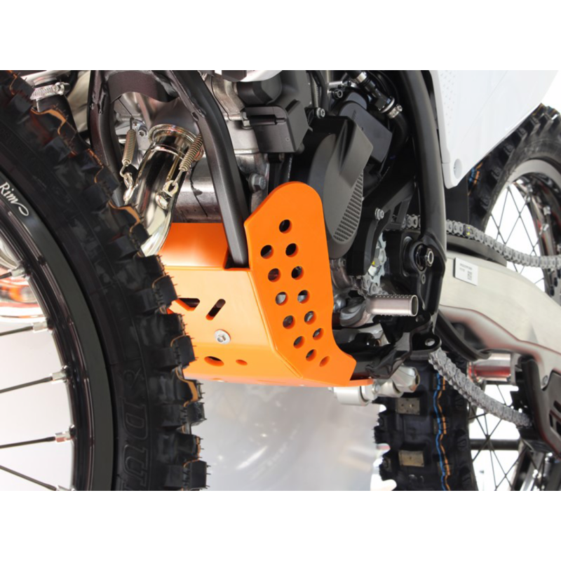 AXP Racing Plastic Skid Plate - KTM 150 XC-W 24-25 - Orange