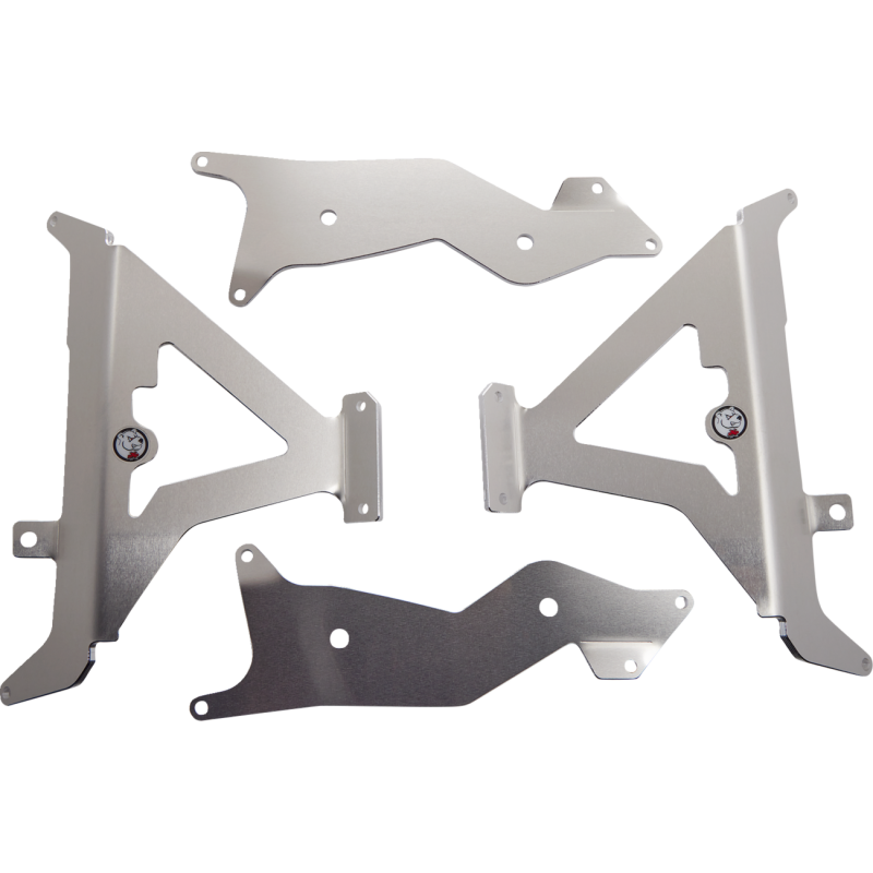 AXP Racing Radiator Brace - Red spacers