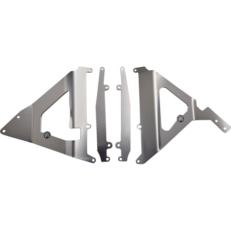 AXP Racing Radiator Brace - Red spacers
