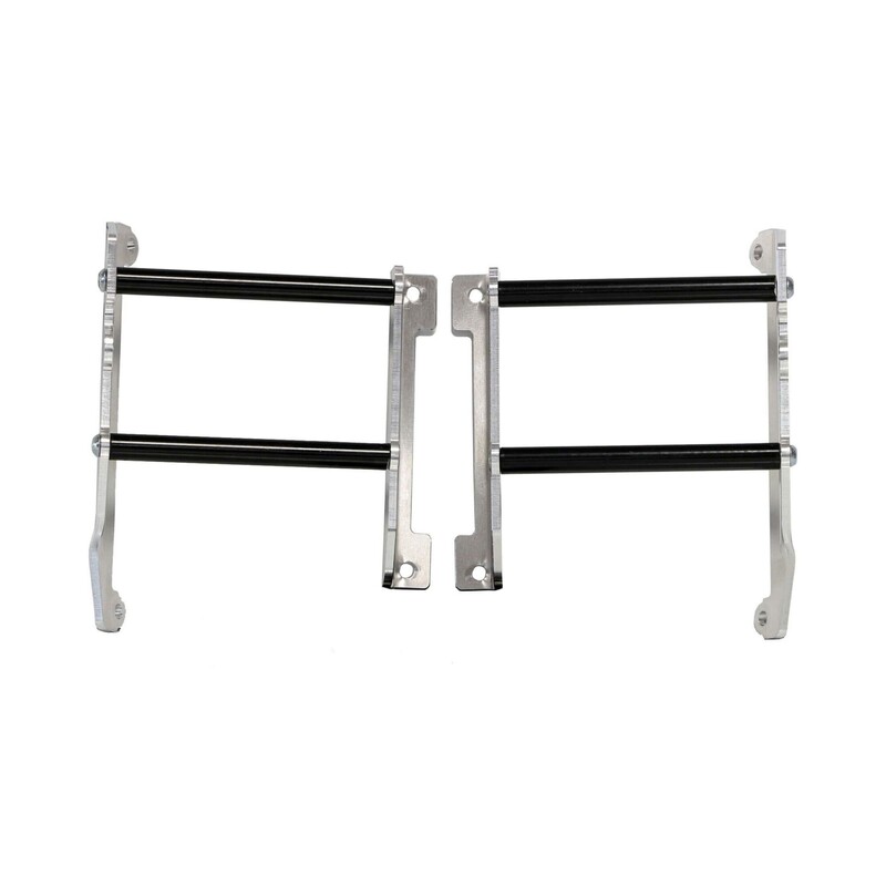AXP Racing Radiator Brace - Black spacers