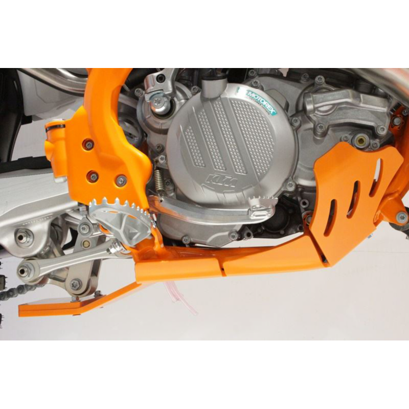 AXP Racing Xtrem Skid Plate, Orange