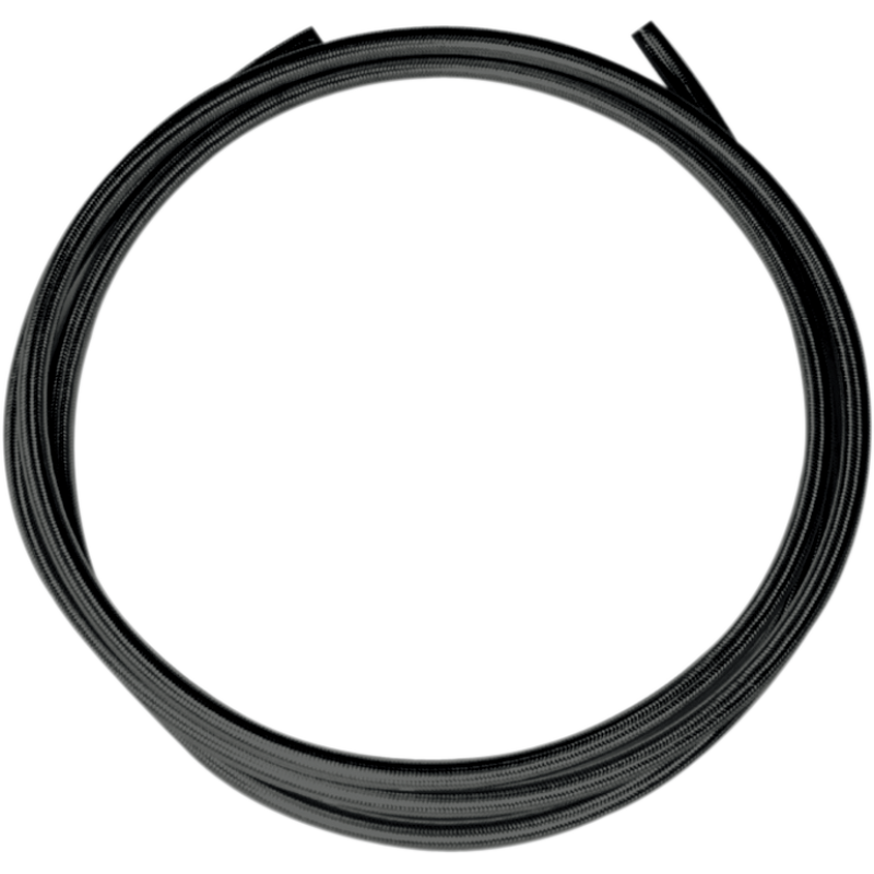 BYO Black Stainless Steel Brake Line - 12' coated