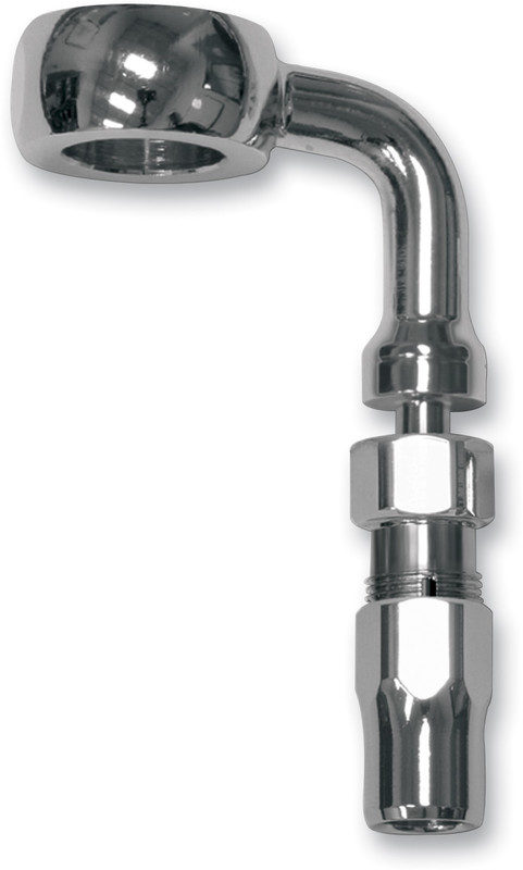Chrome Banjo Fitting 7/16" 90°