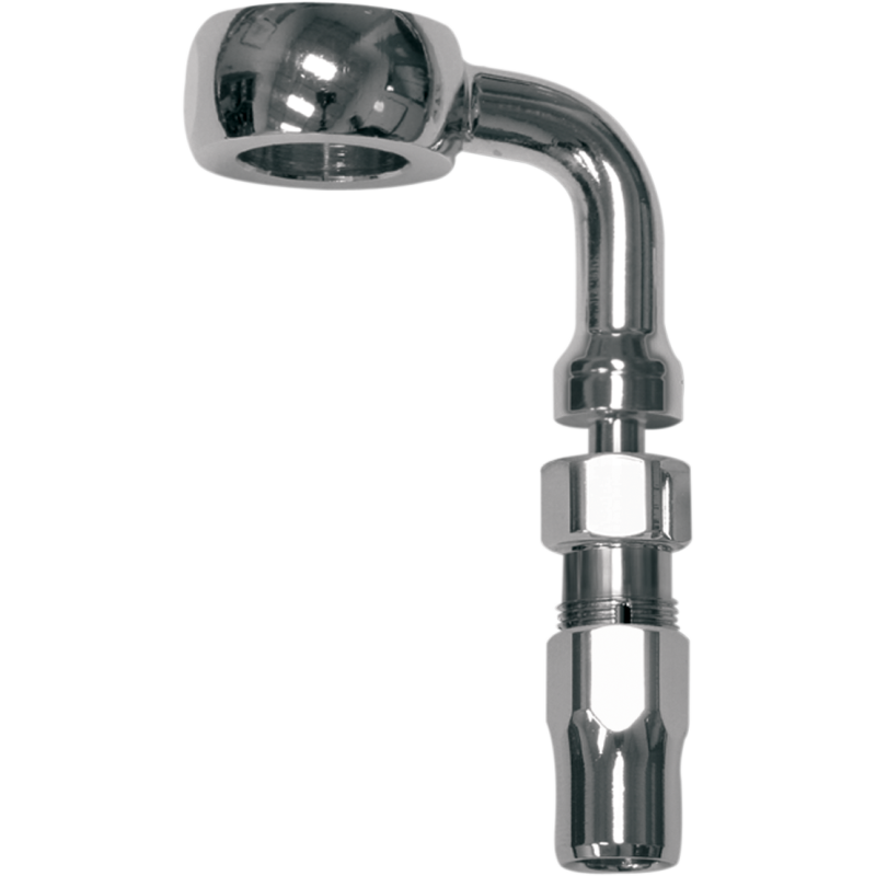 7/16" 90° Chrome Banjo w/ Stainless Fittings