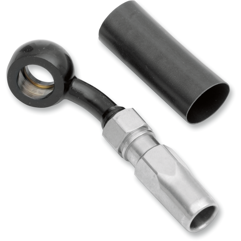 Black Chrome Banjo Fitting 3/8"/10 mm 35°