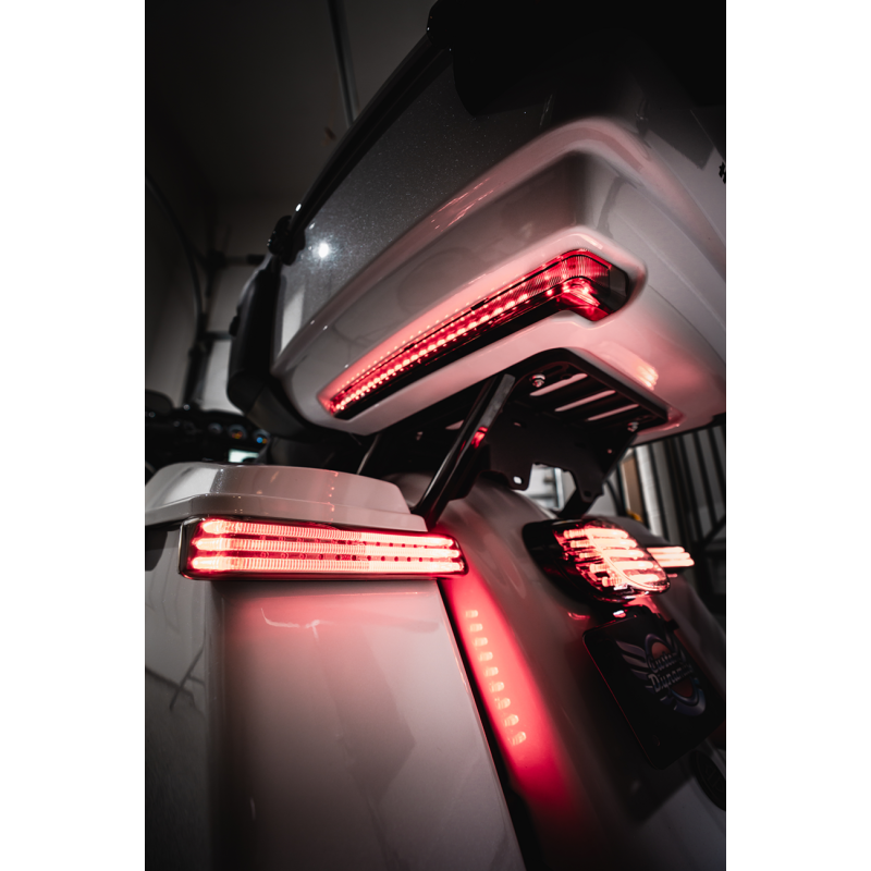 License Plate Relocation Mount Black