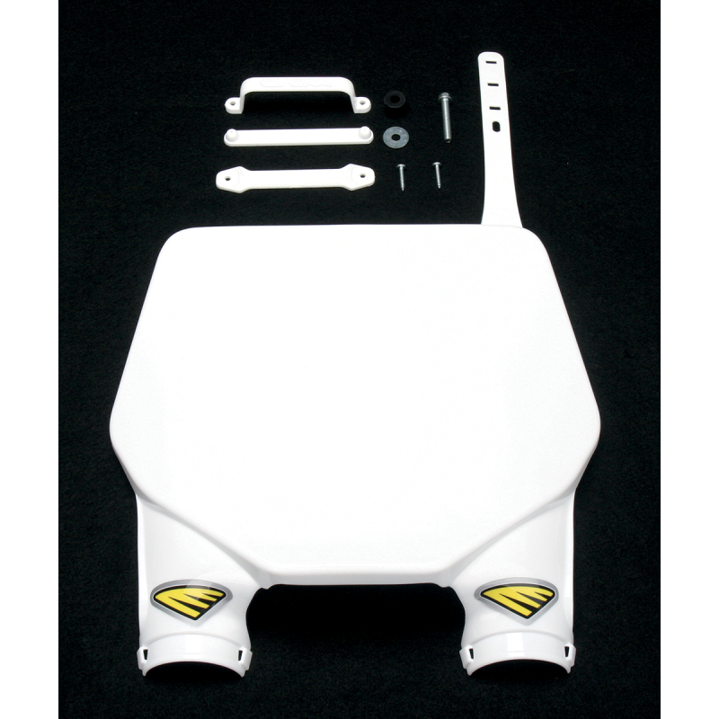Stadium Number Plate - White
