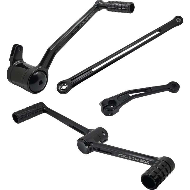 Deep Cut Heel/Toe Foot Control Kit Black