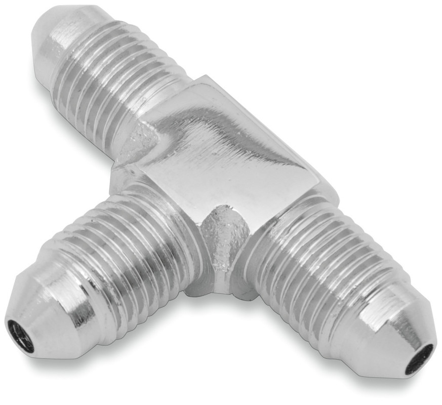 Street Legal™ Chrome Steel 1/8" NPT, #3 male, "T"