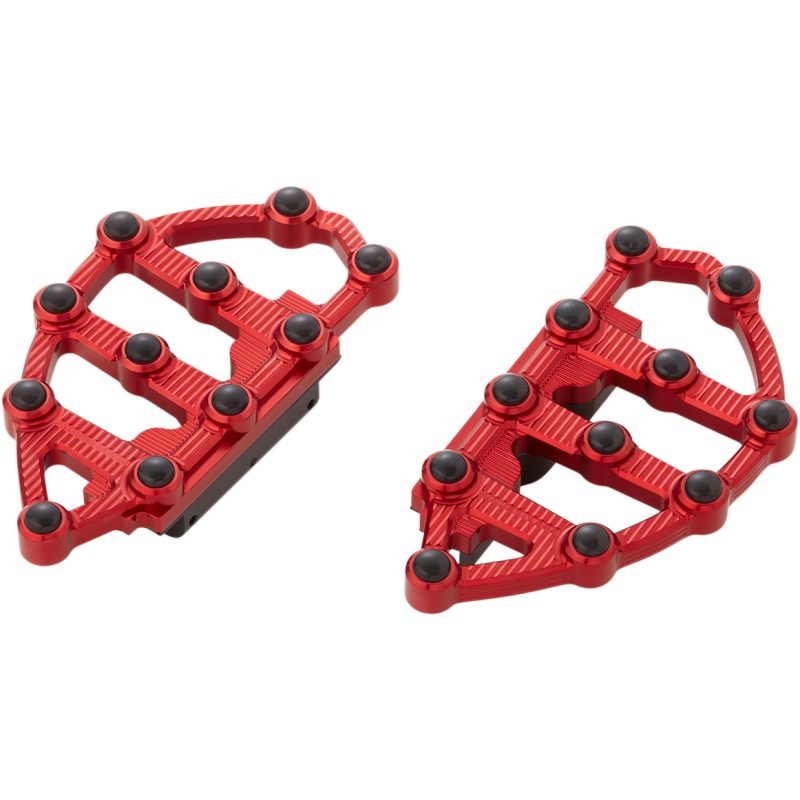 MX Passenger Floorboards - Red Anodized