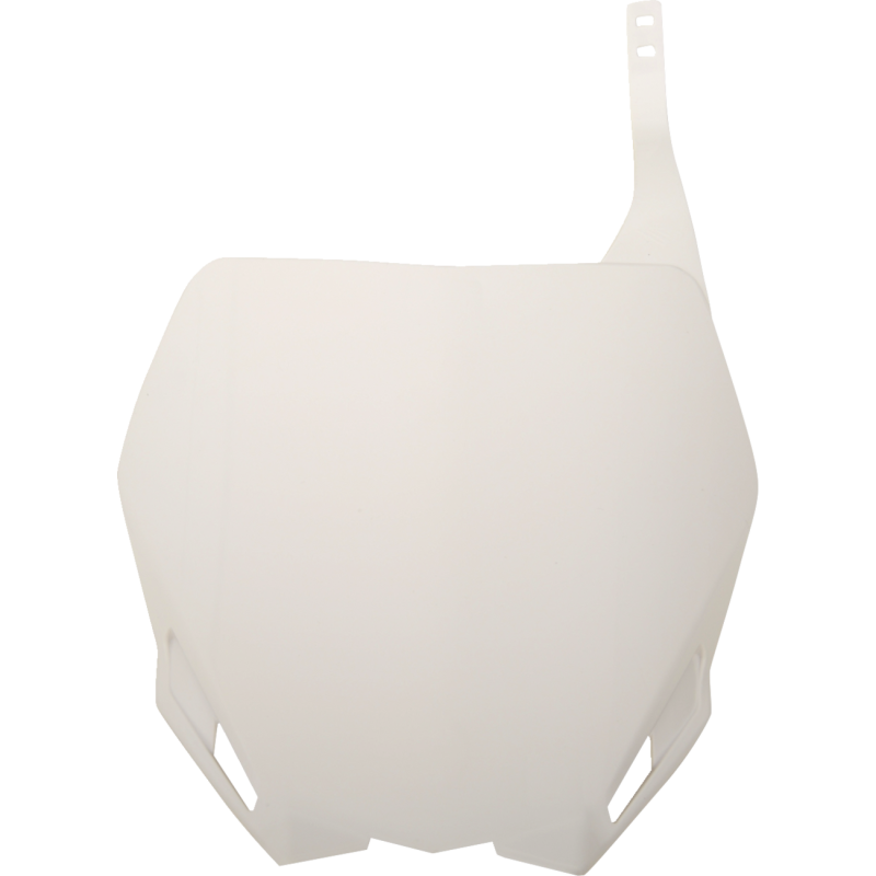 Stadium Number Plate - White