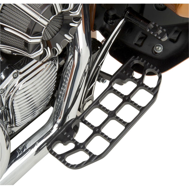 Serrated Driver Floorboards Black