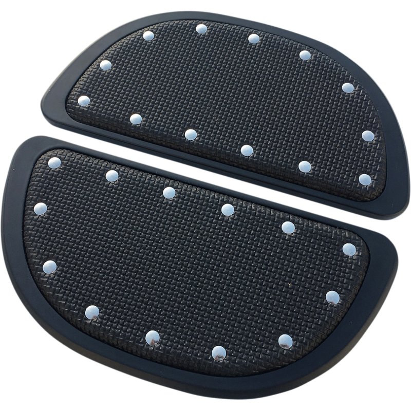 Standard Flat Black Rear Board Covers w/ rivets