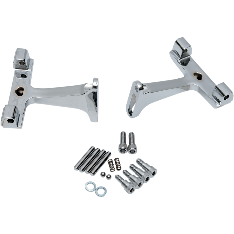 Standard Passenger Floorboard Mounts Chrome