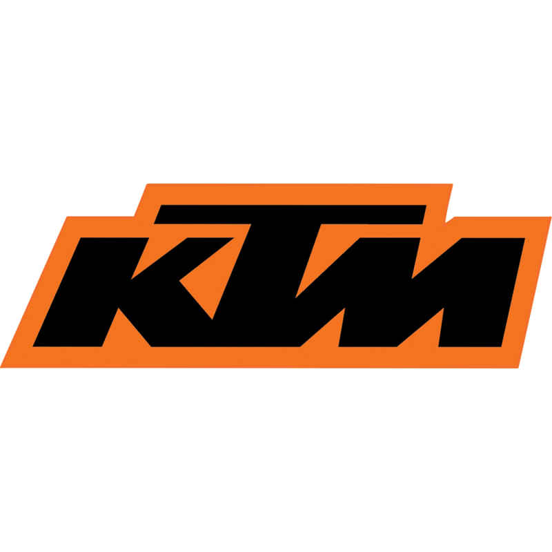 12" KTM brand decal (ea.)