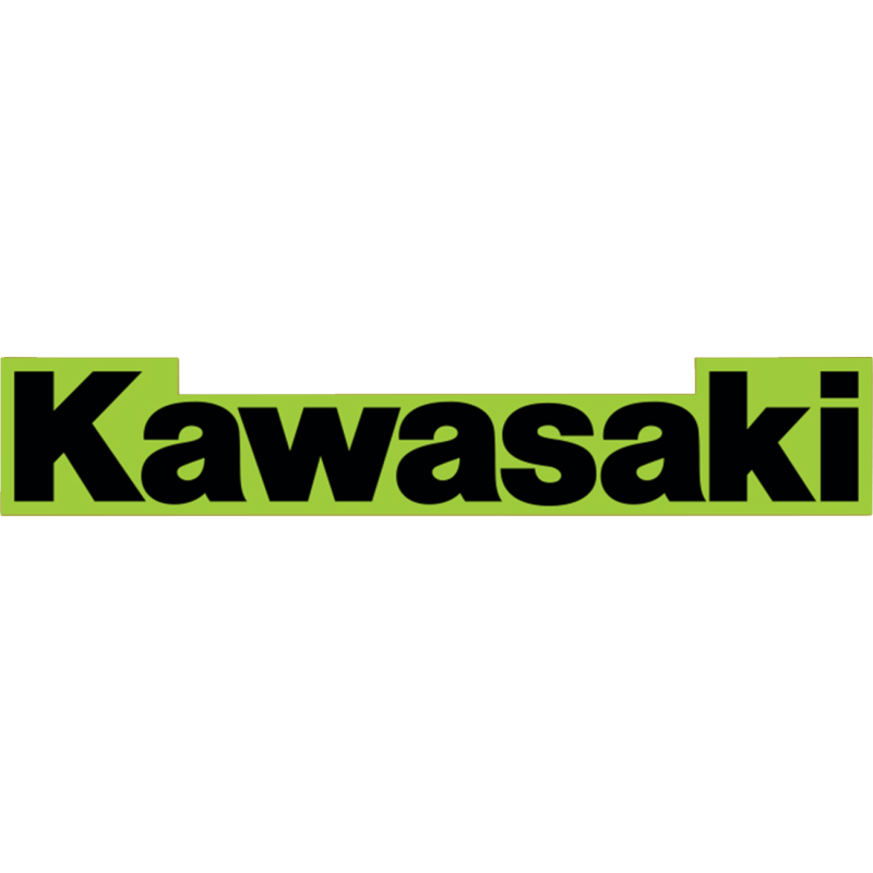 24" Kawasaki brand decal (ea.)
