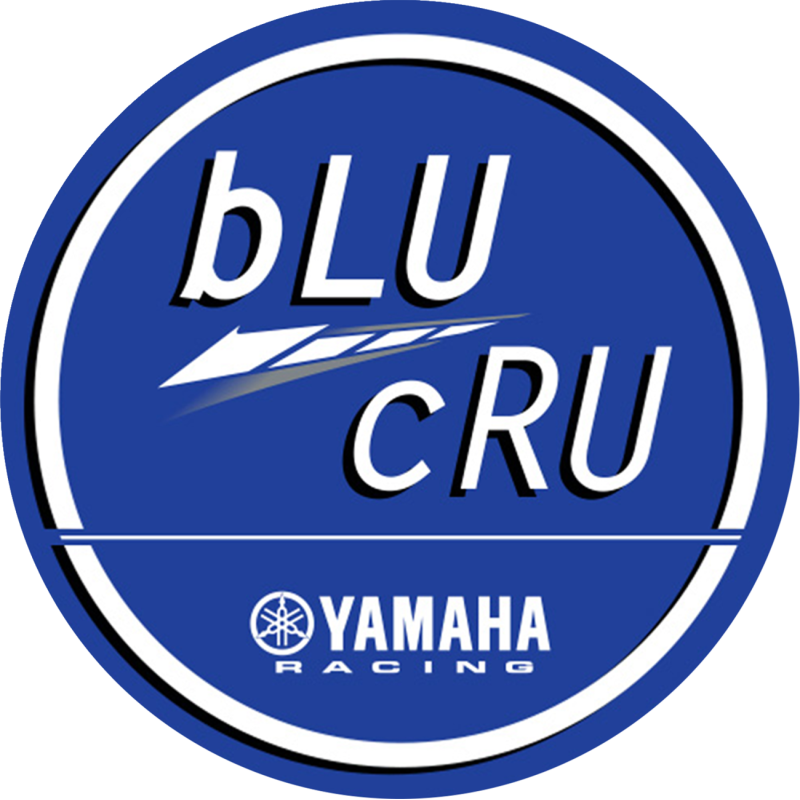 4" Yamaha Blu Cru decal (ea.)