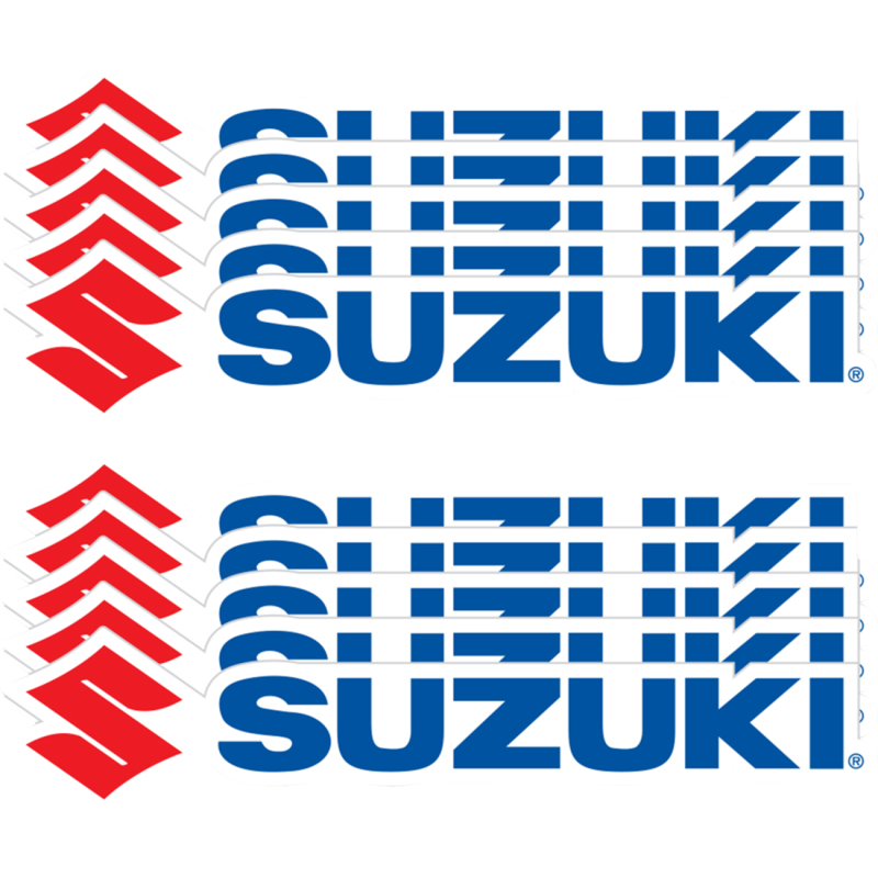6" Suzuki brand decal (10 pk.)