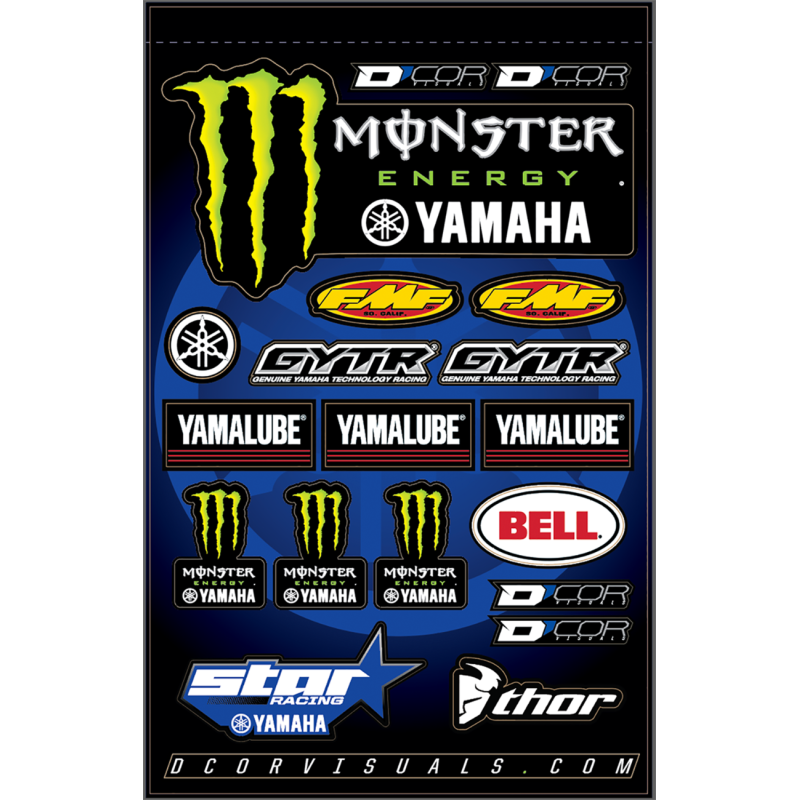 Star Yamaha Monster Decal Sheet
