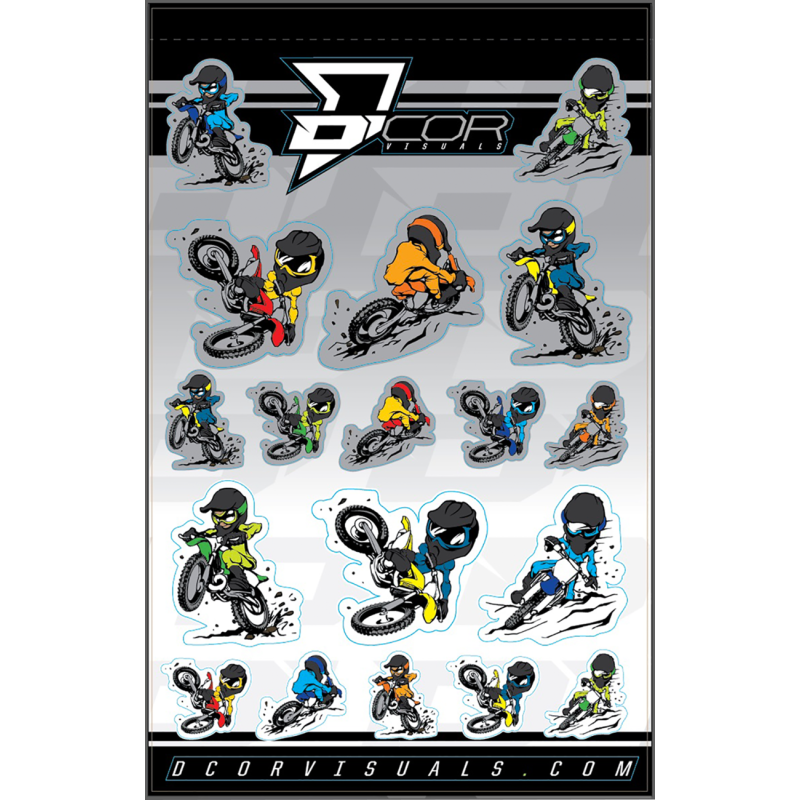 MX Caricature Decal Sheet