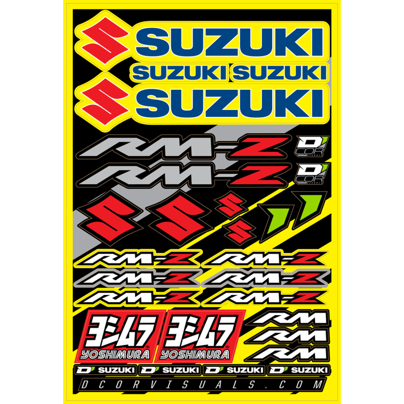 Suzuki RM-Z Decal Sheet