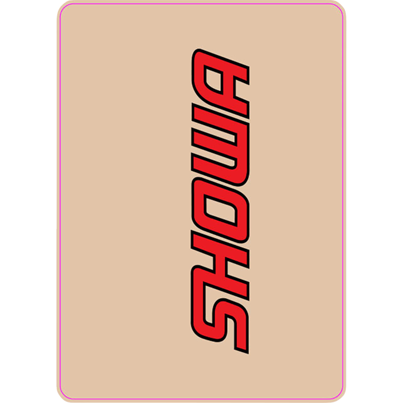 D'Cor Visuals Upper Fork Decals - Showa, red