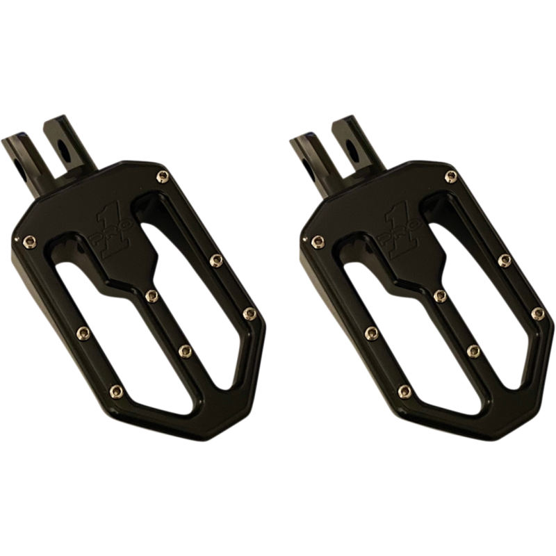 Moto Billet Footpegs Black (M-Eight Softail/ELW/Pan America)