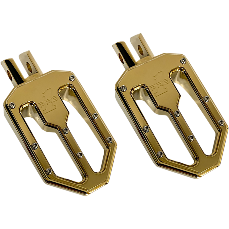 Moto Billet Footpegs Gold (M-Eight Softail/ELW/Pan America)
