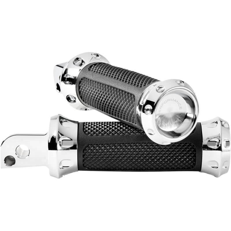 Overdrive Passenger Footpegs Chrome