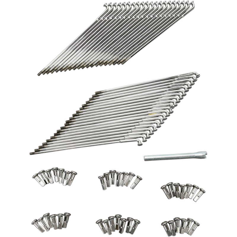 Chrome 40-Spoke Set 21" x 9-1/2"