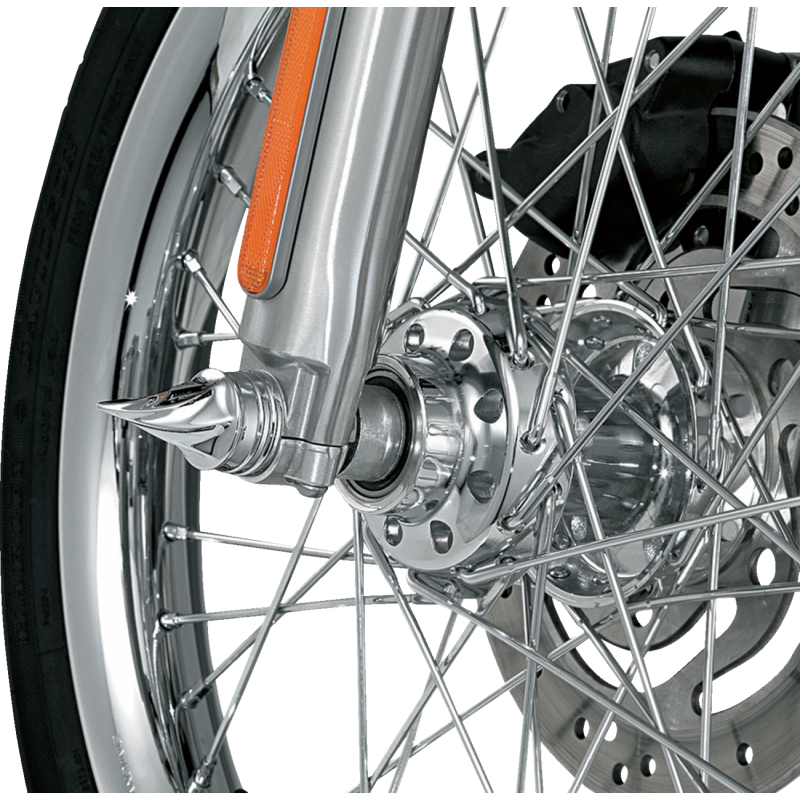 Front Axle Nut Covers Twisted