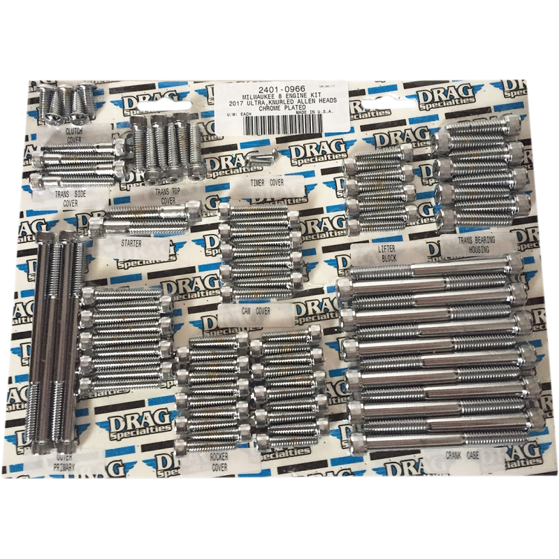 Engine bolt kit - Knurled