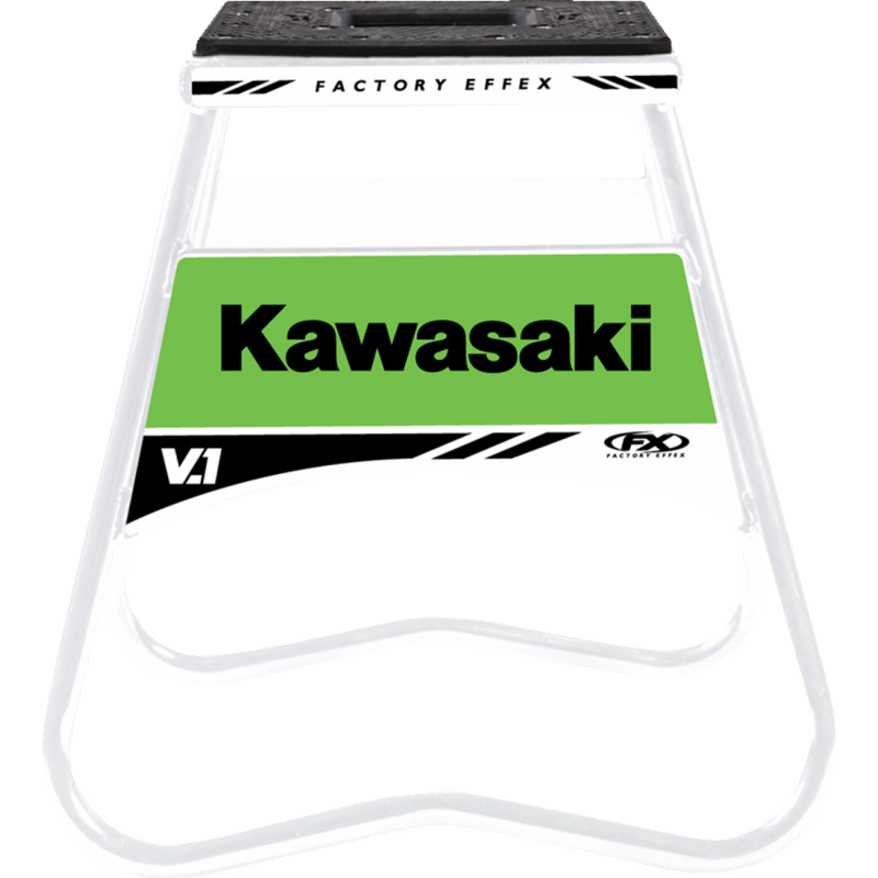 Factory Effex Bike Stand - Kawasaki, White