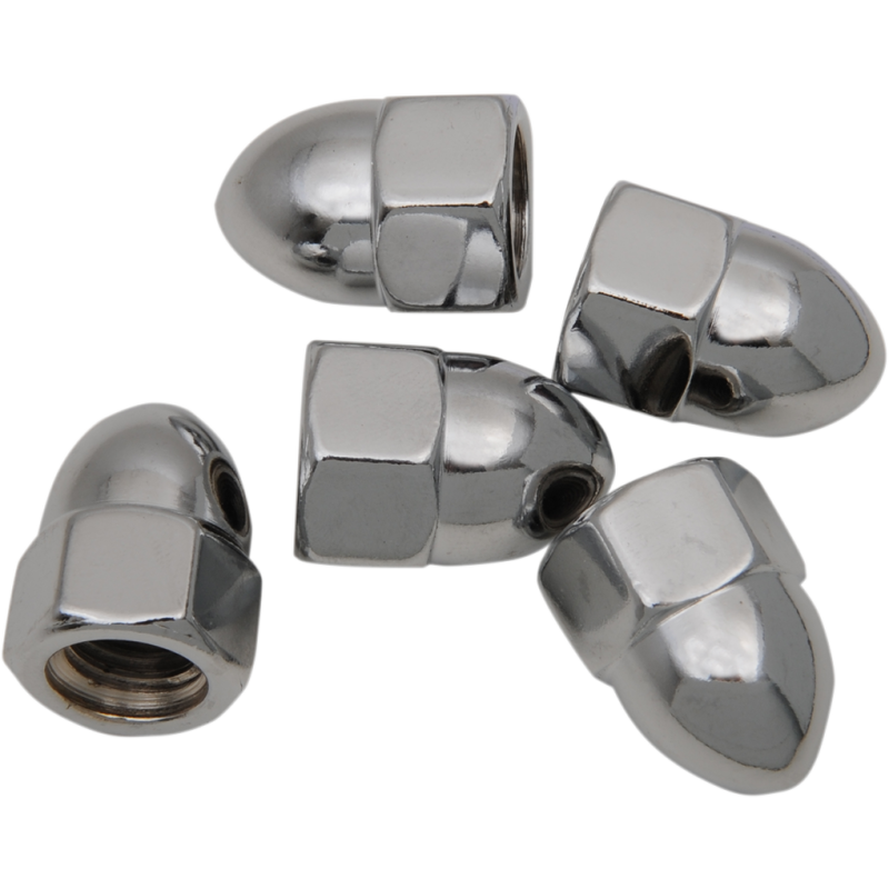 Chrome Acorn Nut 1/2"-13