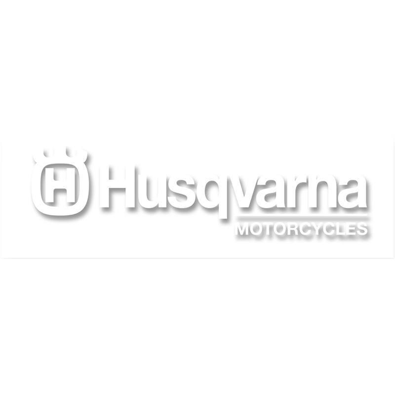 Die-Cut Sticker - Husqvarna, white