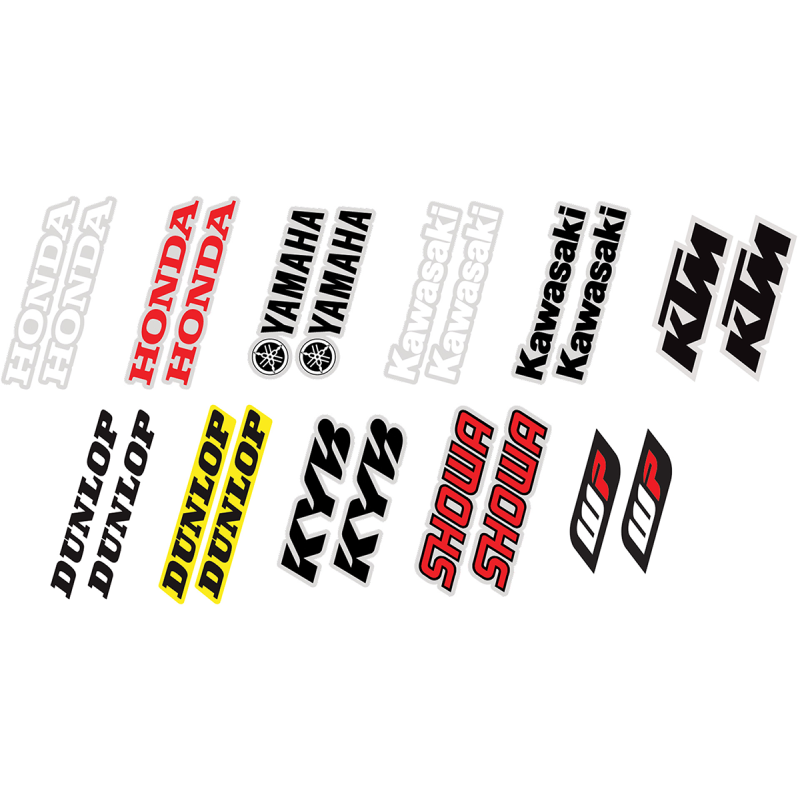 Factory Effex Fork and Swingarm Decals