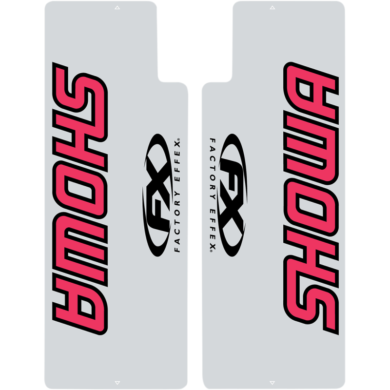 Factory Effex Fork Shields - Showa, red