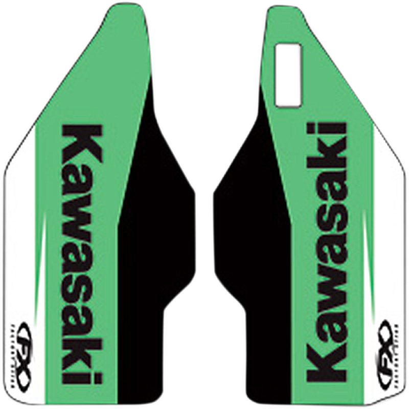 Factory Effex Lower Fork Guard Graphics - Kawasaki KX85/100/112 14-25