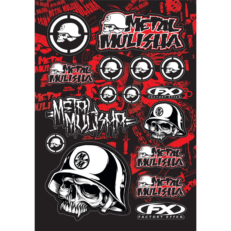 Factory Effex Metal Mulisha Sticker Sheets