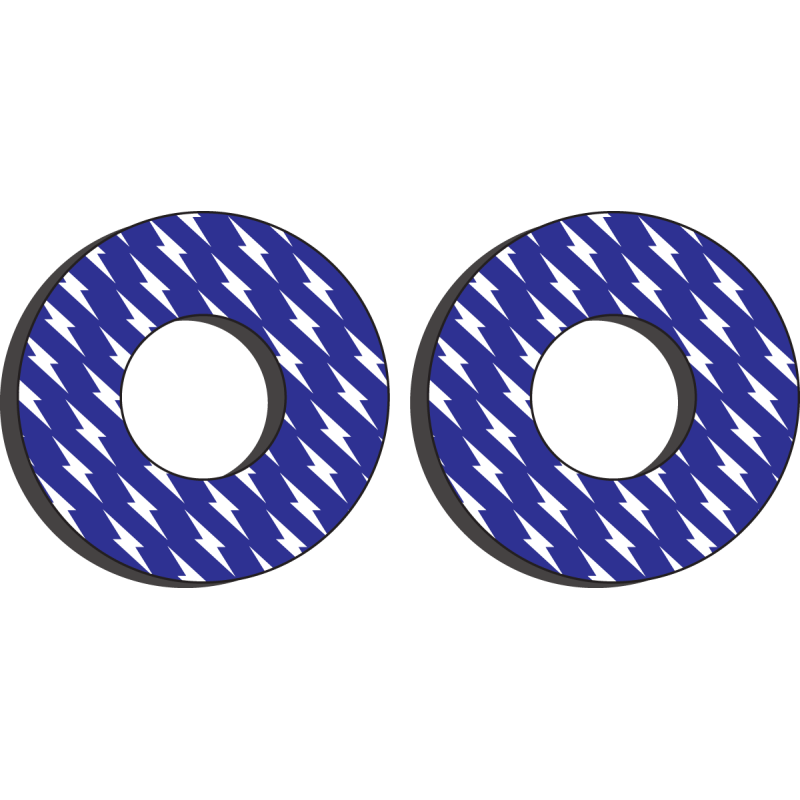 Factory Effex Moto Grip Donuts - Yamaha (white/blue)