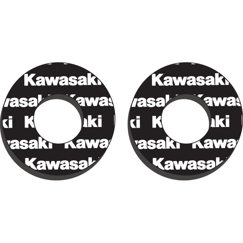 Factory Effex Moto Grip Donuts - Kawasaki (black/white)