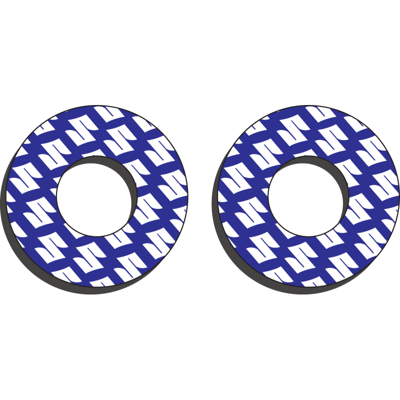 Factory Effex Moto Grip Donuts - Suzuki (blue/white)