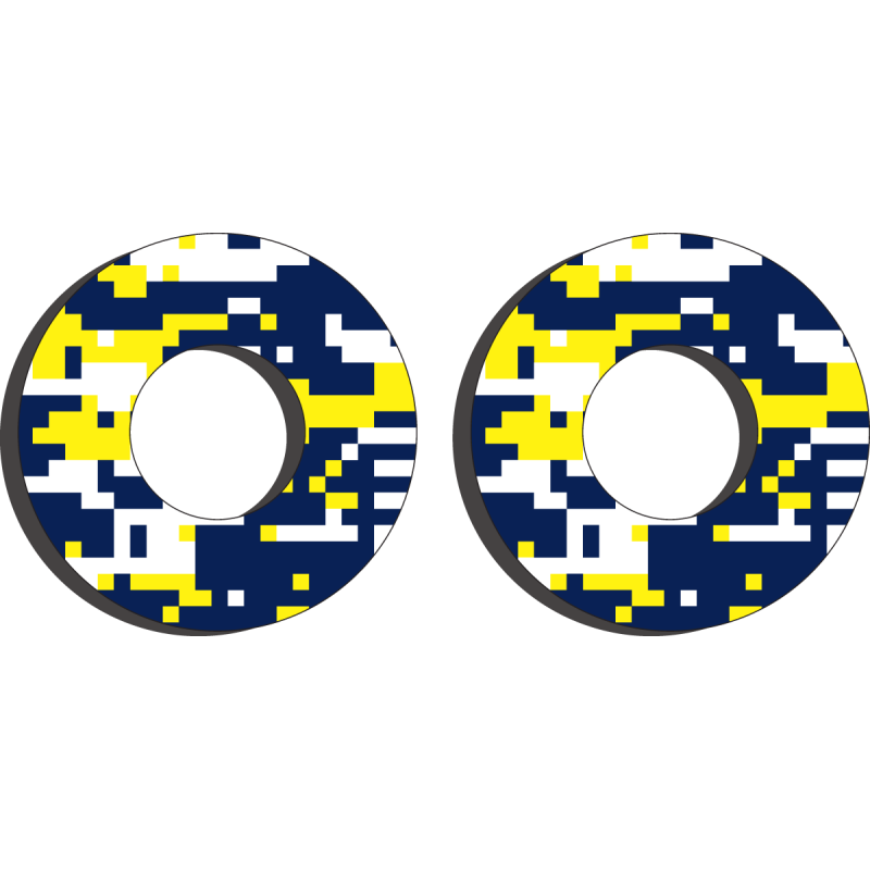 Factory Effex Moto Grip Donuts - Husqvarna (blue/yellow)